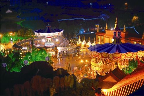 游乐区去横店游玩,除了最有名的影视城,梦幻谷绝对是一个大大的惊喜.