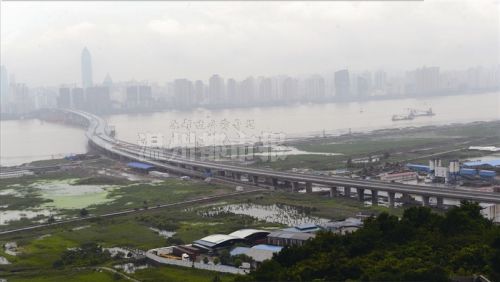 温都讯 诸永高速公路温州段延伸工程(即瓯江过江通道)的瓯江特大桥