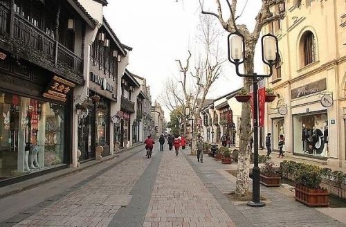 壁纸 步行街 街道 街景 商业街 500_328