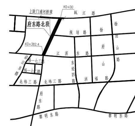 温州府东路将向北延伸至瓯江路,今年底开工