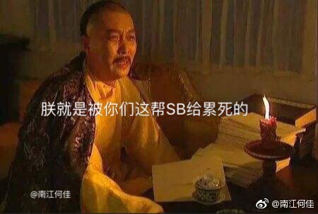 朕就是被你们这帮sB累死的