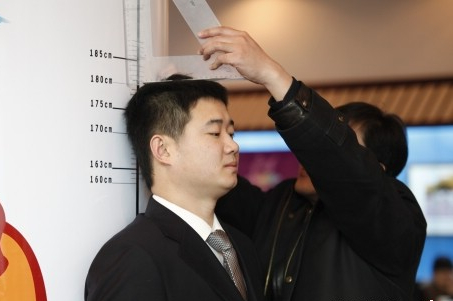 中国男人平均身高排日本之后