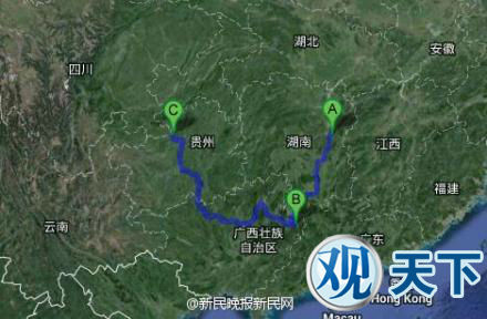 国庆步行回家 走了500多公里高速发现走反了..