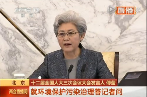 傅莹:新环保法是有牙齿的 对污染零容忍