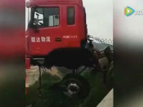 【看看爽】这名老司机估计已经吓傻了,大家要注意安全哦!