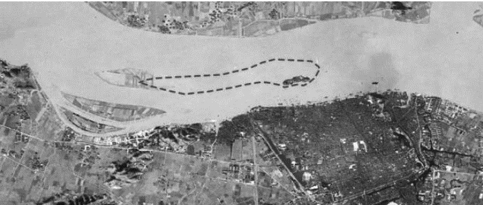 1739854300382.jpg 20世纪60年代江心屿影像图(红色虚线为现今江心屿范围示意).jpg